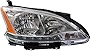 Evan-Fischer Headlight Headlamp Compatible with 2013-2015 Nissan Sentra Passenger Right Side Replacement
