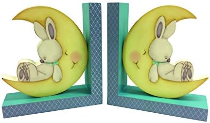 Borders Unlimited Sweet Dreams Moon Bookends, Multi