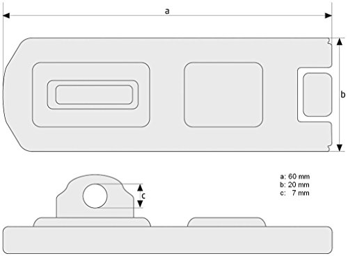 Image of ABUS Hasp 100 /60, 01435