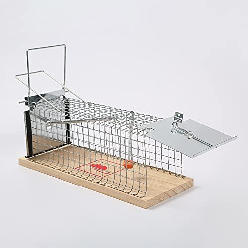 UNIQU 2 Pack Humane Mouse Trap, Live Catch & Release Mice Catcher, No Kill Small Snap Traps That Work for Small Rodent/Voles/Hamsters/Moles Catcher, Indoors Outdoors