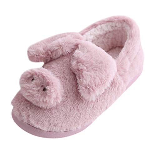 Slippers for Women Cute,Womens Slipper Memory Foam Fluffy Soft Warm Slip On House Slippers,Anti-Skid Cozy Plush for Indoor Outdoor