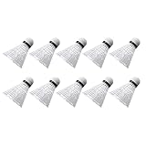 Photo Gallery 10 volani da badminton – palline da badminton in nylon leggero e plastica, più resistenti e durature, ad alte prestazioni per giocare al chiuso e all aperto (bianco) Photo Gallery 10 volani da badminton – palline da badminton in nylon leggero e plastica, più resistenti e durature, ad alte prestazioni per giocare al chiuso e all aperto (bianco)