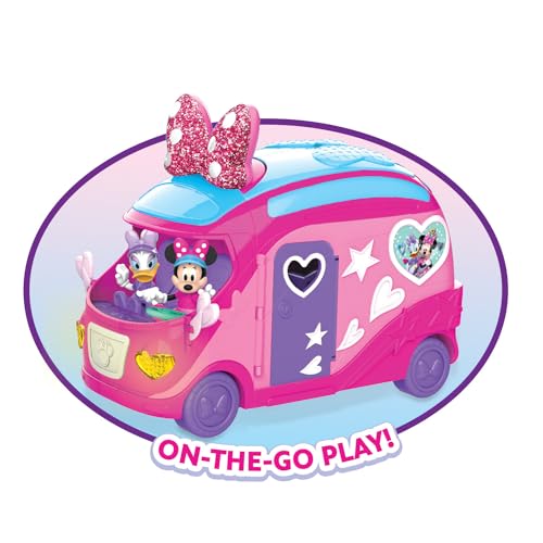 Just Play 88197 Disney Junior Minnie Mouse Bows-A-Glow Rolling Glamper 13-Piece Figures And Playset thumb #2