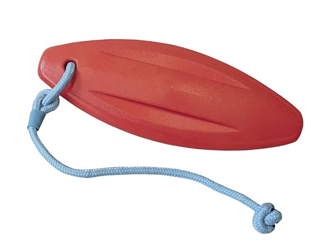 Nobby TPR Lifeboard - Tabla de Vida con Cuerda Flotadores (26 cm, 1 Unidad)