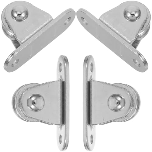 BESPORTBLE Pcs Silent Pulley System for Garage Stainless Steel Pulley Blocks Moving Fixed for Cable