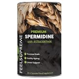 Feel Supreme - Spermidine with Astaxanthin Supplements - Anti Ageing, Cellular Health and ...