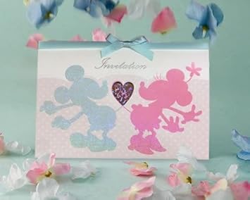 Amazon Wish 結婚式 ウエディング 結婚式 招待状 ベリンダ 10枚セット ディズニー 手作り ペーパーアイテム キット 招待状 文房具 オフィス用品