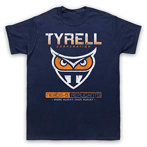 The Guns Of Brixton Blade Runner Tyrell Corporation T-Shirt des Hommes, Bleu Fonce, 2XL