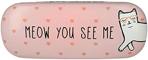Sass & Belle Custodia Occhiali A Forma Di Gatto – Scritta Meow You See Me Meow You Don’t, Apertura 160x63 Mm - 2