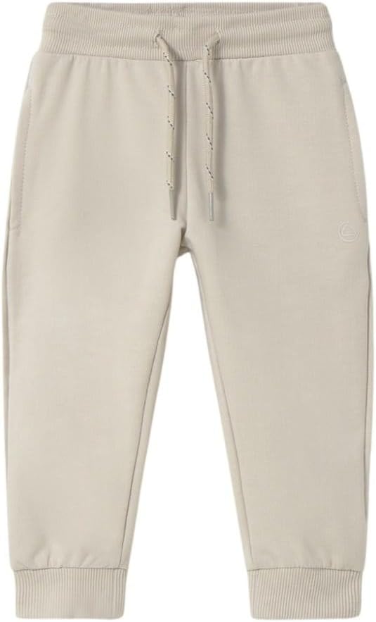 Mayoral Basic Cuffed Fleece Trousers for Baby-Boys Bone