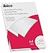 Ibico Basics Confezione da 100 Buste per Plastificazione a Caldo, con Retro Adesivo, in Formato A4, Spessore di 2 x 125 Micron, 216 mm x 303 mm x 3 mm, Trasparente