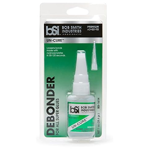 Bob Smith Industries BSI-161H UN-CURE Super Glue Debonder, 1 oz.,Clear Cover