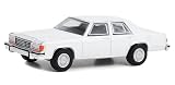 Greenlight 43007-N Hot Pursuit - 1980-91 LTD Crown Victoria Police- White (Hobby Exclusive) 1/64 Sca