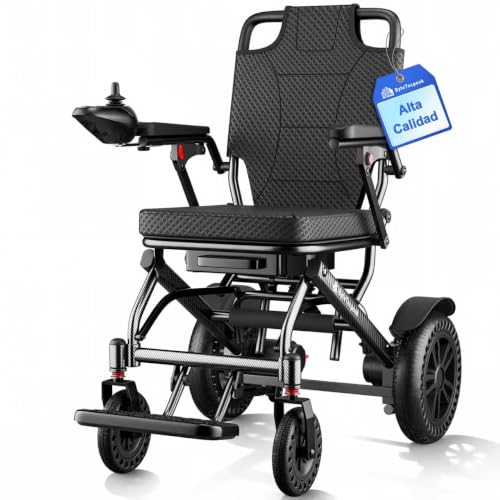 D14 Silla de Ruedas Eléctrica para Mayores, Ligera, Plegable