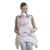 Winterhoes en regenbescherming, babydragen met fleece binnenvoering, waterdichte hoes, roze