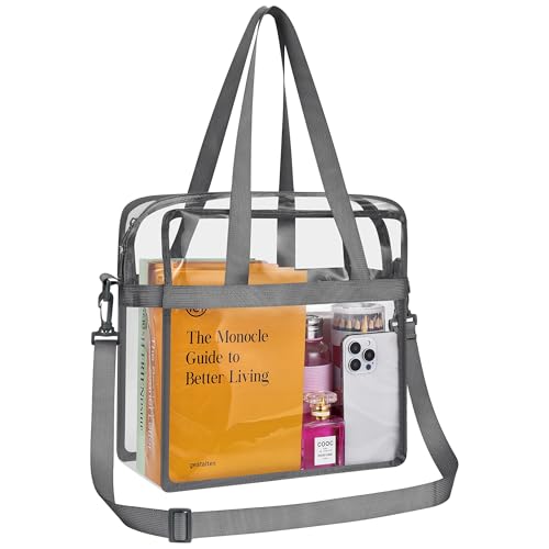 Slumou Transparente Tragetasche Grau 12''x12''