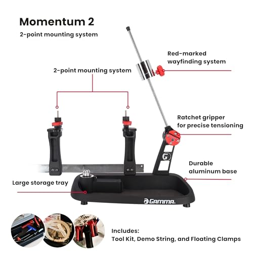Gamma Momentum Drop Weight Tennis Stringer Setup View