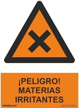 Señal ¡Peligro! Materias Irritantes Con Tintas Uv | 210 X 300 Mm - Aluminio 0'5 Mm En Oferta Normaluz Rd30941 - Señal ¡Peligro! Materias Irritantes Aluminio 0,5 Mm 21X30 Cm Con Cte, Ripci