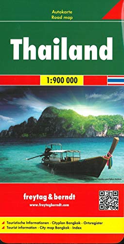 Thailand, Autokarte 1:900.000, freytag & berndt Auto + Freizeitkarten
