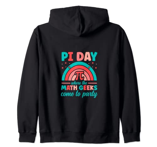 Pi Day où les amateurs de mathématiques viennent faire la fête Mathematics Rainbow Sweat à Capuche