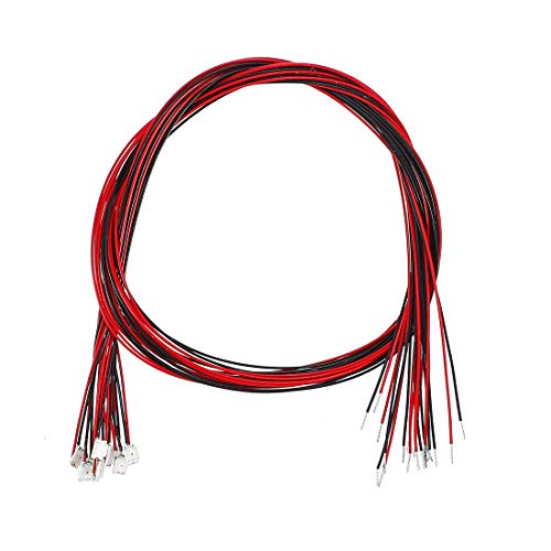 Image of sourcing map 10pcs Prewired 0805 Red Surface Mounted Devices LED Light Emitting Diode - DC1.8-1.9V Micro Soldered Mini LED Light