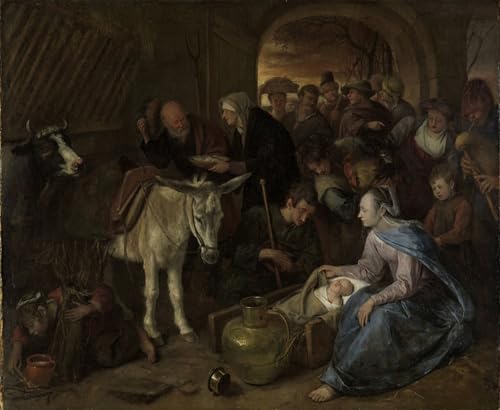 Peinture murale Jan Steen salon moderne pour créer une ambiance artistique unique