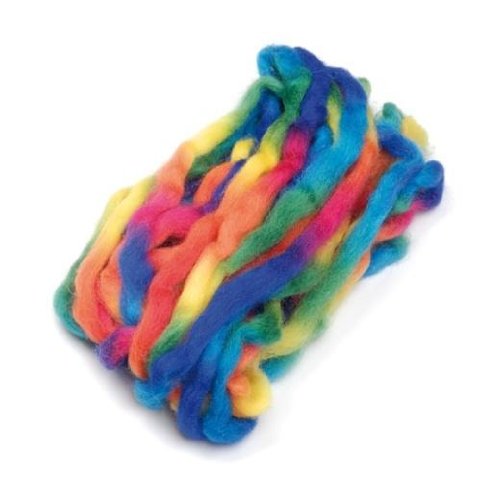 Knorr Prandell Wool Roving - Space Dyed 25g - Rainbow