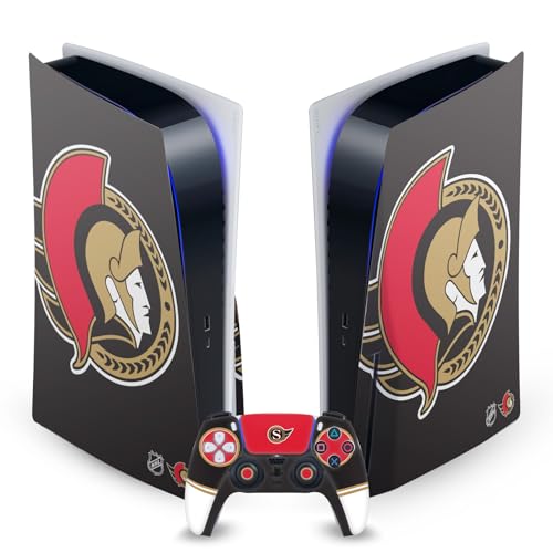 Plaque frontale autocollant Ottawa Senators PS5 anti-rayures vinyle