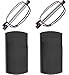 Reading Glasses 2 Pair Blue and Burgundy Readers Compact Folding Unisex Glasses for Reading Case Included