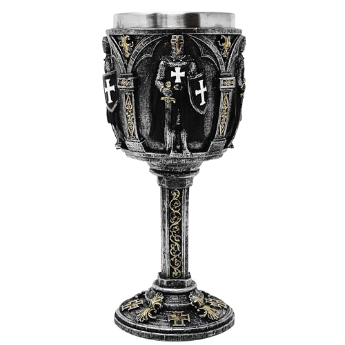 Coupe « Croisés noirs » – Médiéval, chevalier, croisé, hydromel