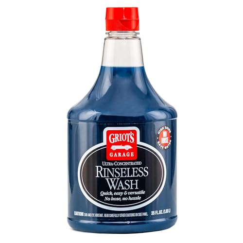 Griot's Garage Rinseless Wash for Car Cleaning and Detailing, No-Rinse Vehicle Washing, Dilutes Into Detailer, Clay Bar Lubricant, 10479, 35oz by Griot's Garage - Used condition - US$16.86