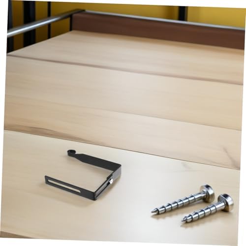 VICASKY 2pcs Adjustable Metal Cubicle Coat Hooks for Cleaning Tools and Towels with Heavy Duty Iron Construction and Space Saving Design Suitable for Entryways and Dorm Organization - 5