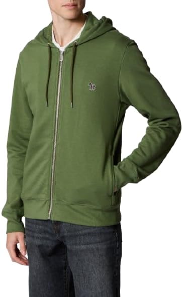 Paul Smith 남성용 Reg Fit 지퍼 후디 얼룩말 — 사진 1