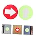 TOKIDNY 20pcs Bright Eyes Trail Markers Reflective Trail Markers for Hunting PVC Arrow Direction Signs for Outdoor Camping