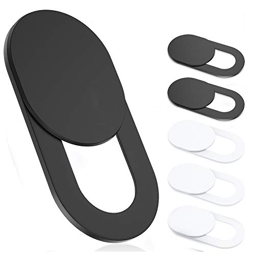 Webcam Cover Slide,[6 Pack] Ultra-Thin Laptop Web Camera Cover Compatible with Camera for MacBook,Laptop,PC,Computer,iMac,iPad, iPhone. 0.022in Thick Web Blocker Protect Your Privacy and Security by Toojcc - Used condition - US$4.25