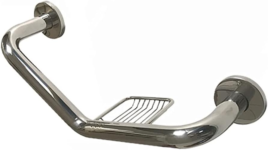 Safety Grab Bar Bathroom Stainless Steel with Soap Holder Bathroom Toilet Multi-Function Handrail, Safe and Non-Slip, Senior Auxiliary Bathroom Handle for The Elderly with Disabilities/25