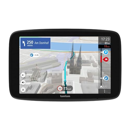 TomTom 13 TomTom GPS GO Navigator,Pantalla de 7", info tráfico en Tiempo Real, Prueba de 12 Meses de alertas de radares de tráfico, mapas Europa, actualiz. Wi-Fi, Servicios Premium, Soporte magnético