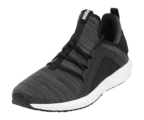 Preisvergleich Produktbild Puma Mega Energy Heather Knit Herren Laufschuhe- Gr. 41 EU, Black-iron Gate-white