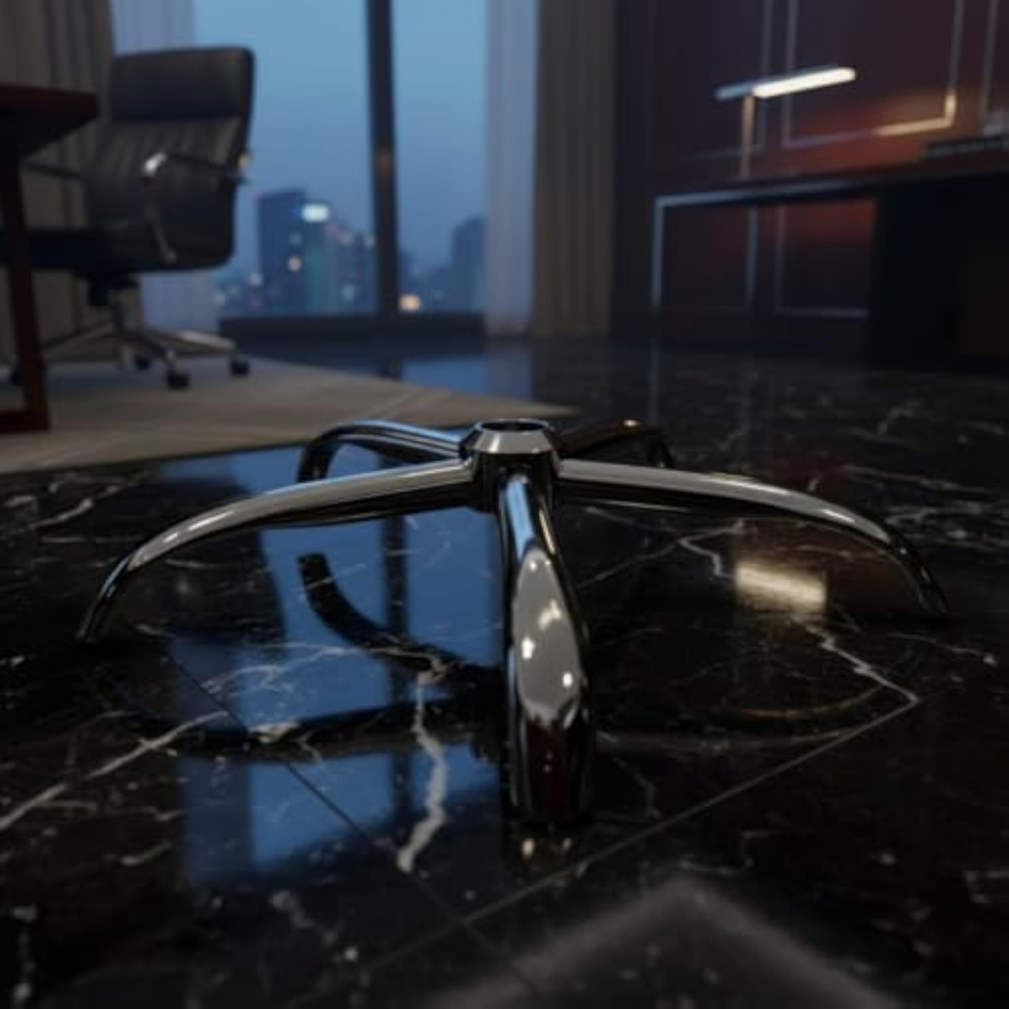 Polished 5 Star Chair Base Replacement