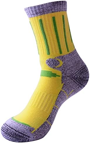 3 Pairs Men Women Hiking Walking Socks - UK Size 2-6.5, Anti Blisters, Soft, Warm, Comfortable, Breathable Nature Cotton Padded, Fit Well for Outdoor Sports Athletic Running Trekking Golf Camping