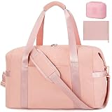 Gym Bag for Women Large Sports Travel Duffel Bag with Toiletry Bag Weekender Bags with Wet Pocket Ca