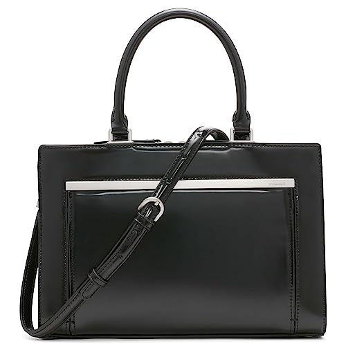 Image of Calvin Klein Womens Astrid Triple Compartment Organizational Satchel