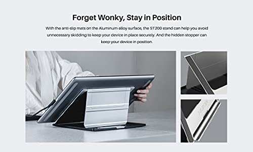 Mesas Digitalizadoras Huion genuíno, suporte dobrável ST200, adequado para GT-156HD, GT-156HD V2, Ka
