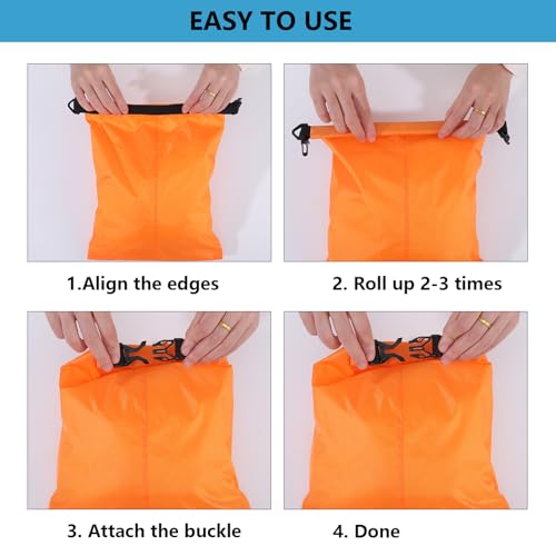 Pimoys 6-Pack Ultralight Dry Sack