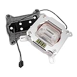 Waterblock CPU - spécialement conçu avec un affichage numérique de la température qui permet aux clients de surveiller visuellement la température du bloc de refroidissement par eau pour CPU