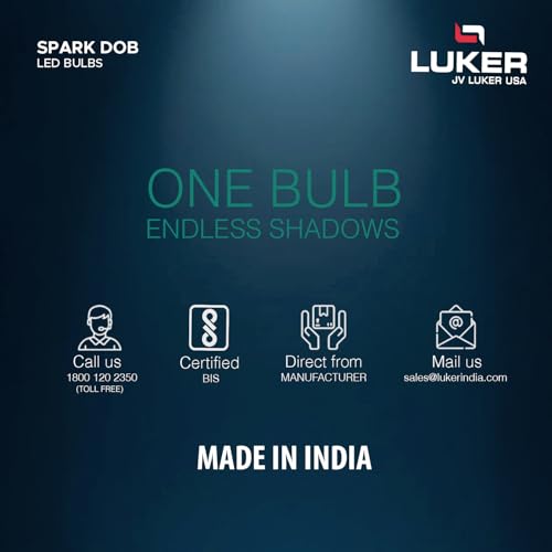 Image of LUKER JVLuker 36W LED Bulb B22 Base Energy Efficient Light 120 Degree Wide Beam Coverage High CRI Surge Protection Lights for Home and Office Indoor & Outdoor, 1 Year Warranty (Pack of 1, White)