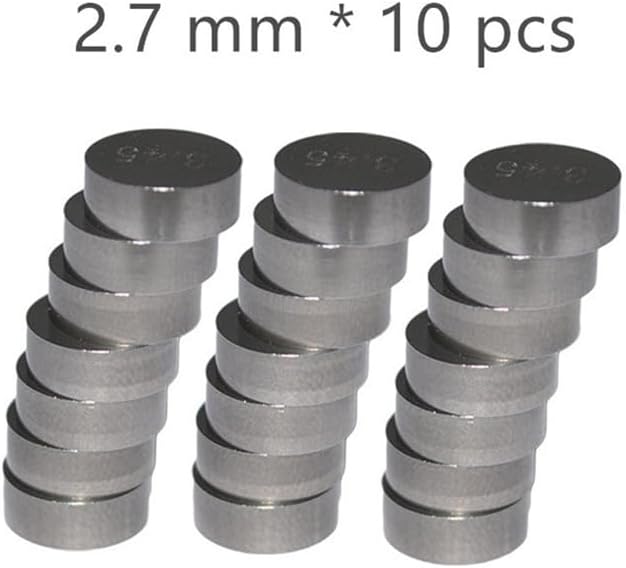10pcs Motorcycle Engine Parts 9.48 mm Adjustable Shim Thickness 2.55mm 2.6mm 2.65mm 2.7mm 2.75mm 2.8mm 2.85mm 2.9mm 2.95mm(2.7)