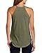 Disney Tinker Bell - Believe - Juniors High Neck Tank Top - Size Large Heather Military Green