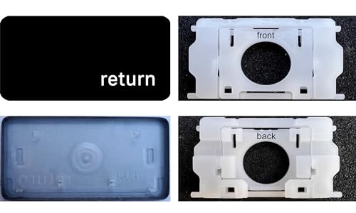 Dolphin.dyl Replacement Individual Key Cap with Hinge for (M1 M2) MacBook Pro A2141 A2251 A2289 A2338 A2442 A2485 MacBook Air A2179 A2337 A2681 (Enter/Return Key)