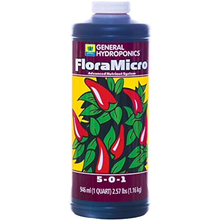 سلسلة نباتات Hydroponics العامة: FloraMicro و FloraBloom و FloraGro - 3 - جزء من نظام المغذيات المائية ، 1 qt. زجاجات